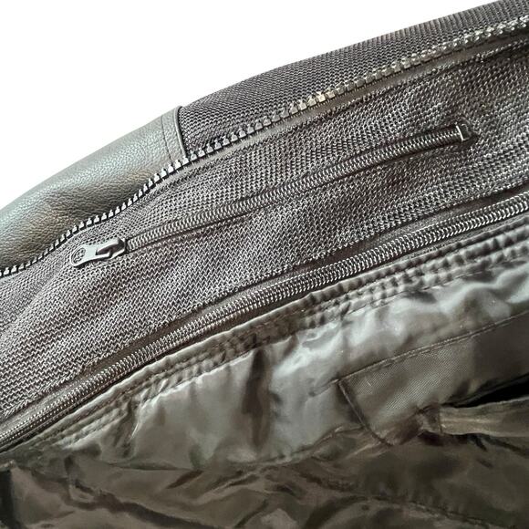 River Road Motorcycle Jacket Men's Size 44 Mesh Ventilated Black Zip Out Liner - Picture 11 of 16